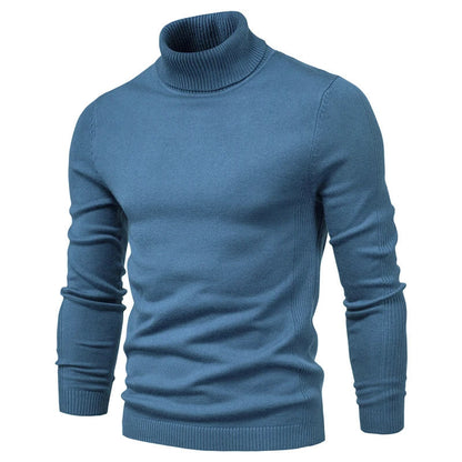 Herren Rollkragenpullover Slim Fit Elegance