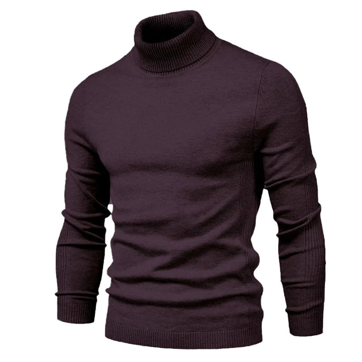 Herren Rollkragenpullover Slim Fit Elegance