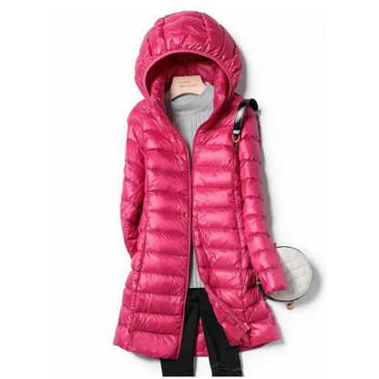 Frauen Winterjacke Isoliert Kapuze Warm