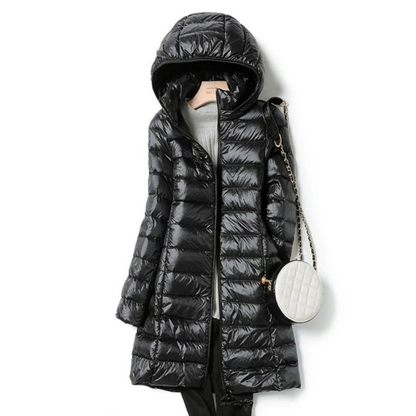 Frauen Winterjacke Isoliert Kapuze Warm