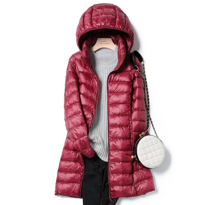 Frauen Winterjacke Isoliert Kapuze Warm