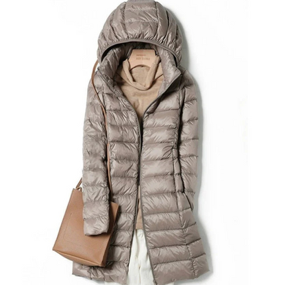 Frauen Winterjacke Isoliert Kapuze Warm