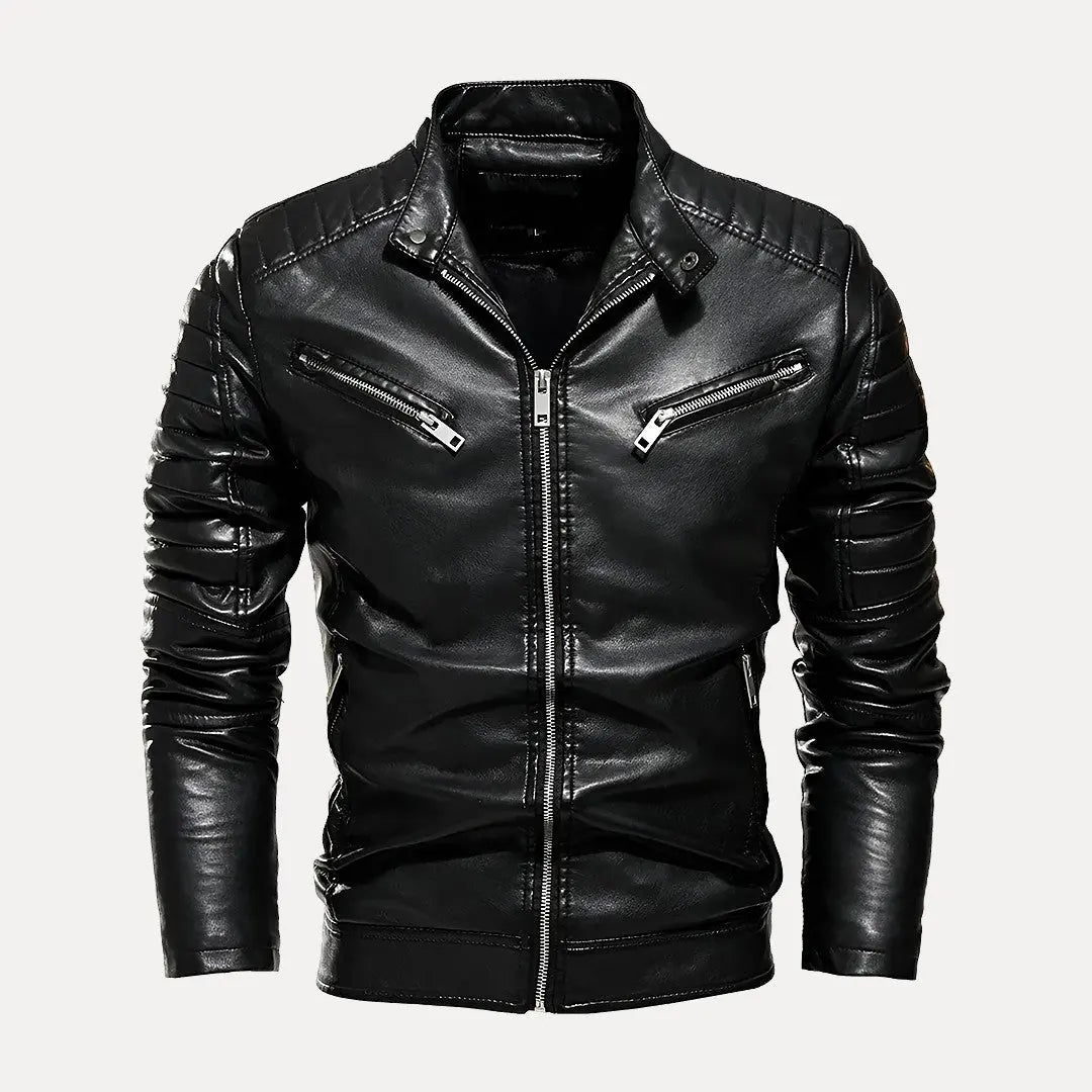 Moto Lederjacke Herren Stil - IdealeKleiden