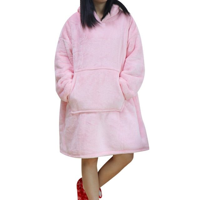 Kuschel-Kapuzenpullover Weich & Warm Polyester