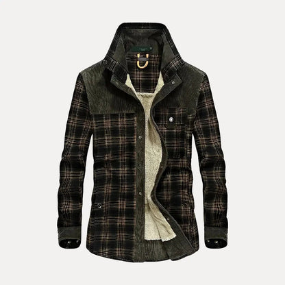Warme Outdoor Jacke Plaid Style