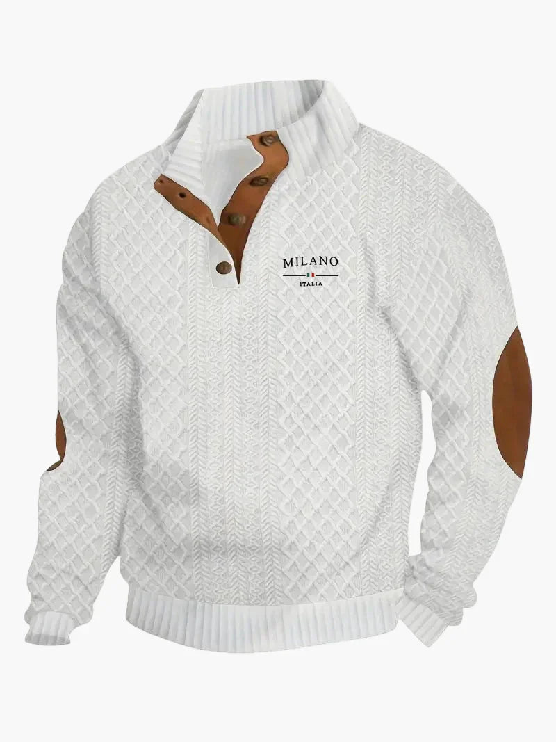 Stilvoller Strickpullover Italienisch Vintage Look