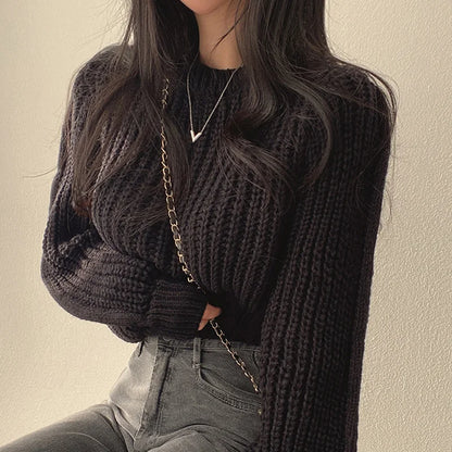 Weiches Strickoberteil Frauen