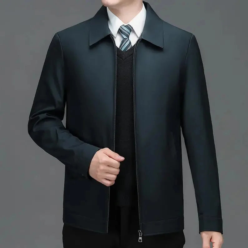 Warme Herren Winterjacke Gepolstert Polyester - IdealeKleiden
