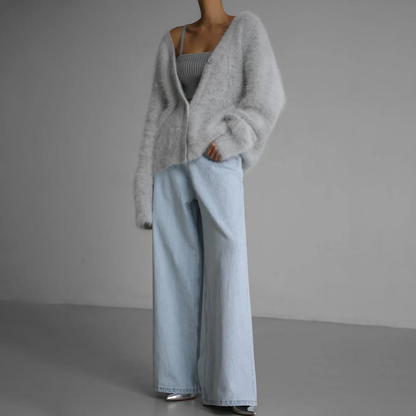 Weiche Strickjacke Damen Bequem