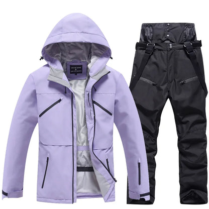 Unisex Skianzug 2-teilig Warm Funktionell