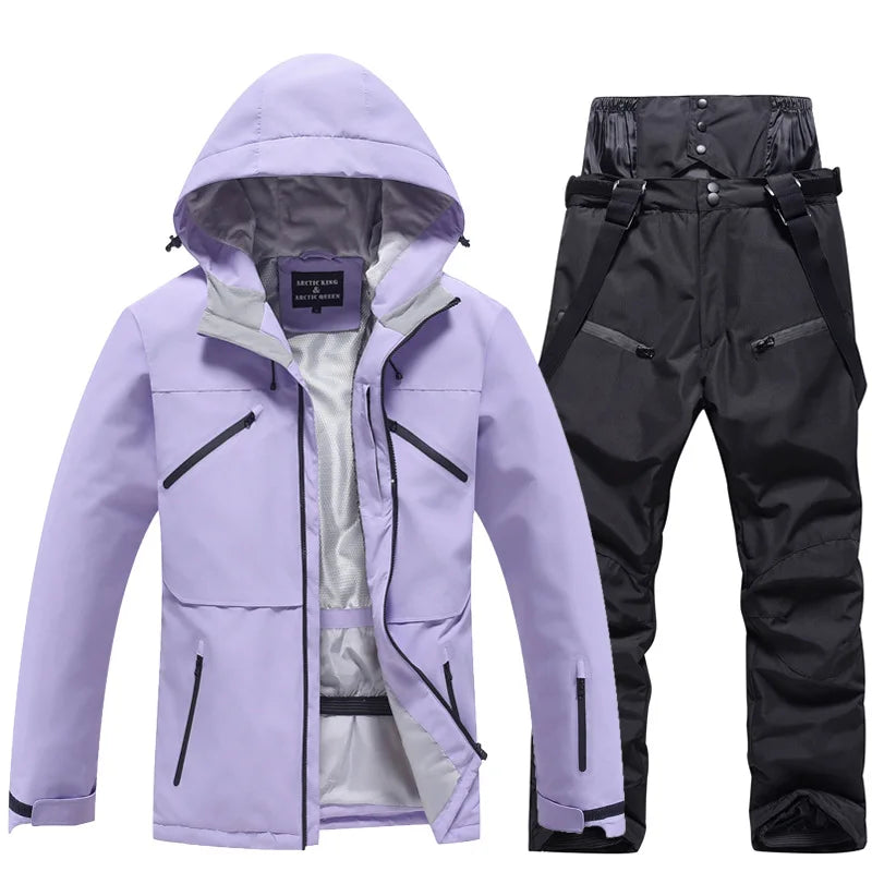 Unisex Skianzug Zweiteiler Warm