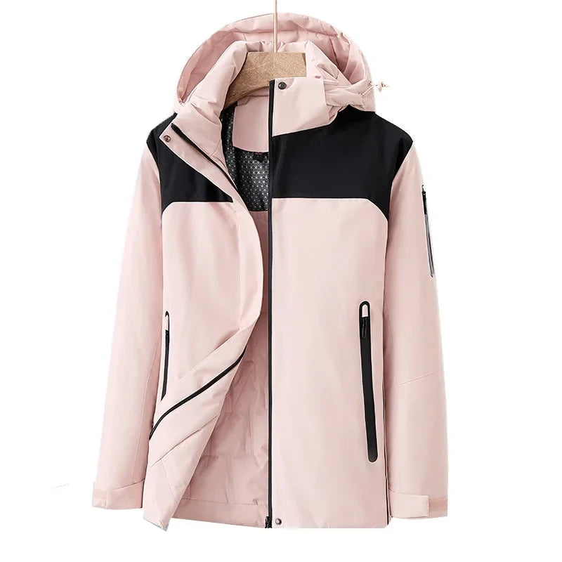 Wasserdichte Winterjacke Damen Fleece Isolierung
