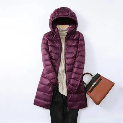 Leichtgewicht Pufferjacke Damen Warme Gesteppte Winterjacke
