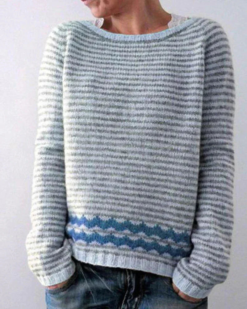 Damen Weihnachtspullover Nordisch Winterlich