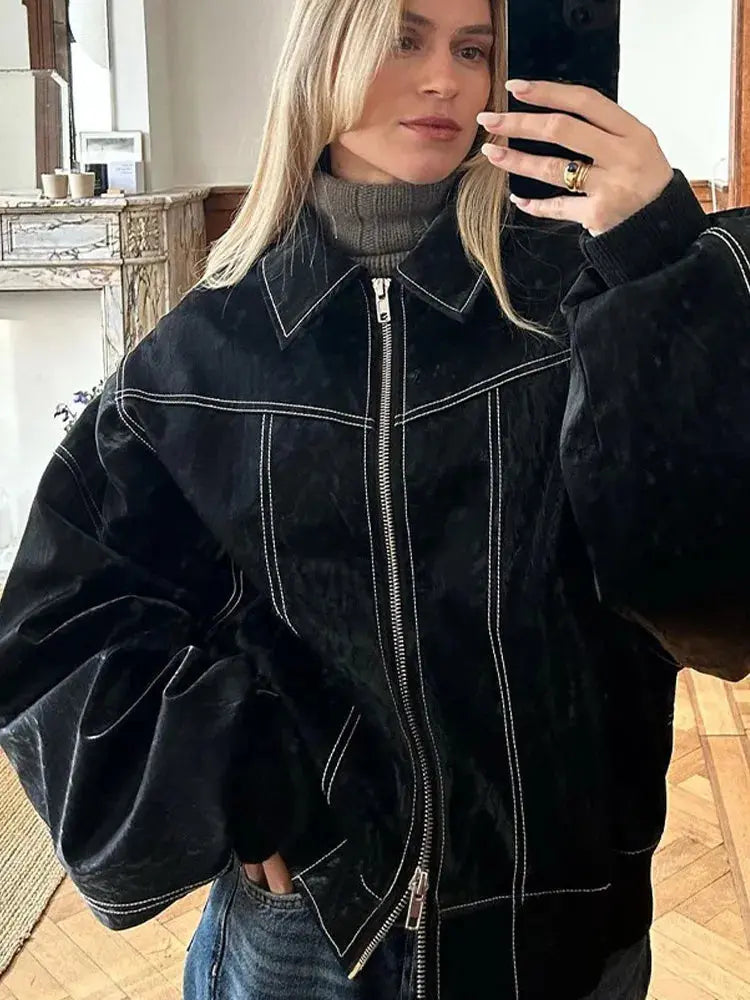Übergröße Herrenjacke Herbst Winter