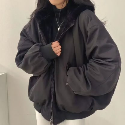 Praktische Reversjacke Zweifarbig