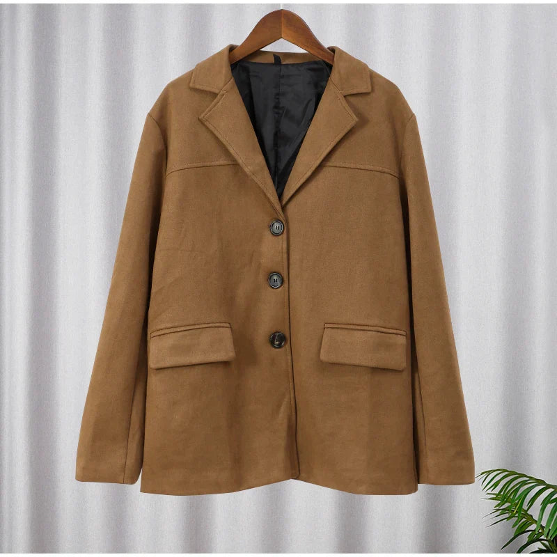 Stylischer Wintermantel Elegant Modern - IdealeKleiden