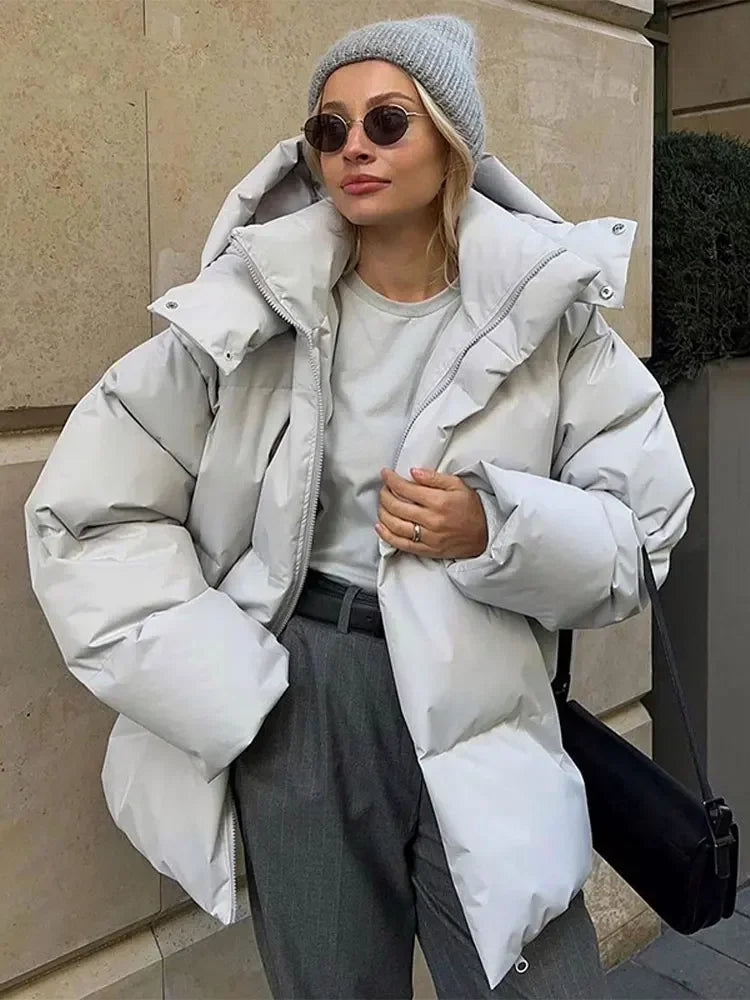 Elegante Wintermäntel Damen Klassik Design