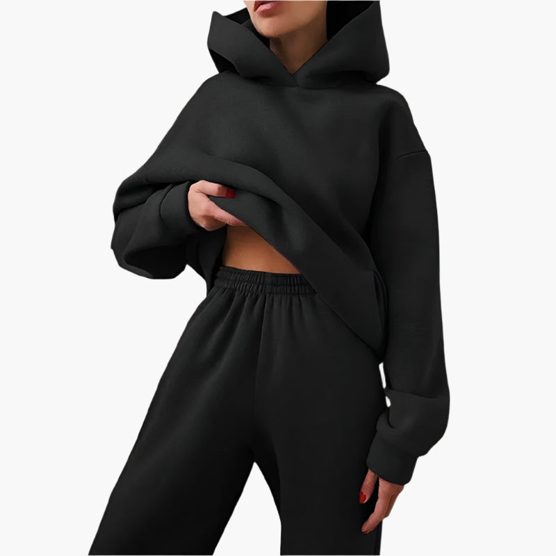 Bequemes Lounge Set Oversize Kapuzenpullover Jogginghose