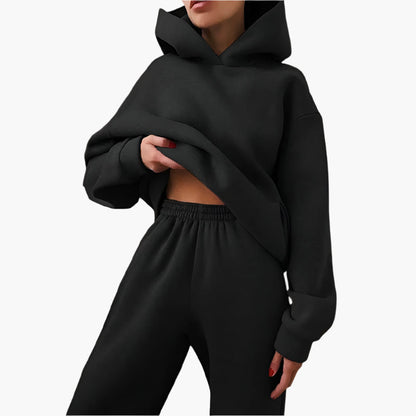 Bequemes Lounge Set Oversize Kapuzenpullover Jogginghose