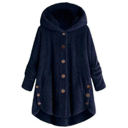 Frauen Fleecejacke Mit Kapuze