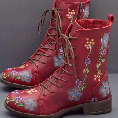 Retro Stiefel Ethno Chic Design