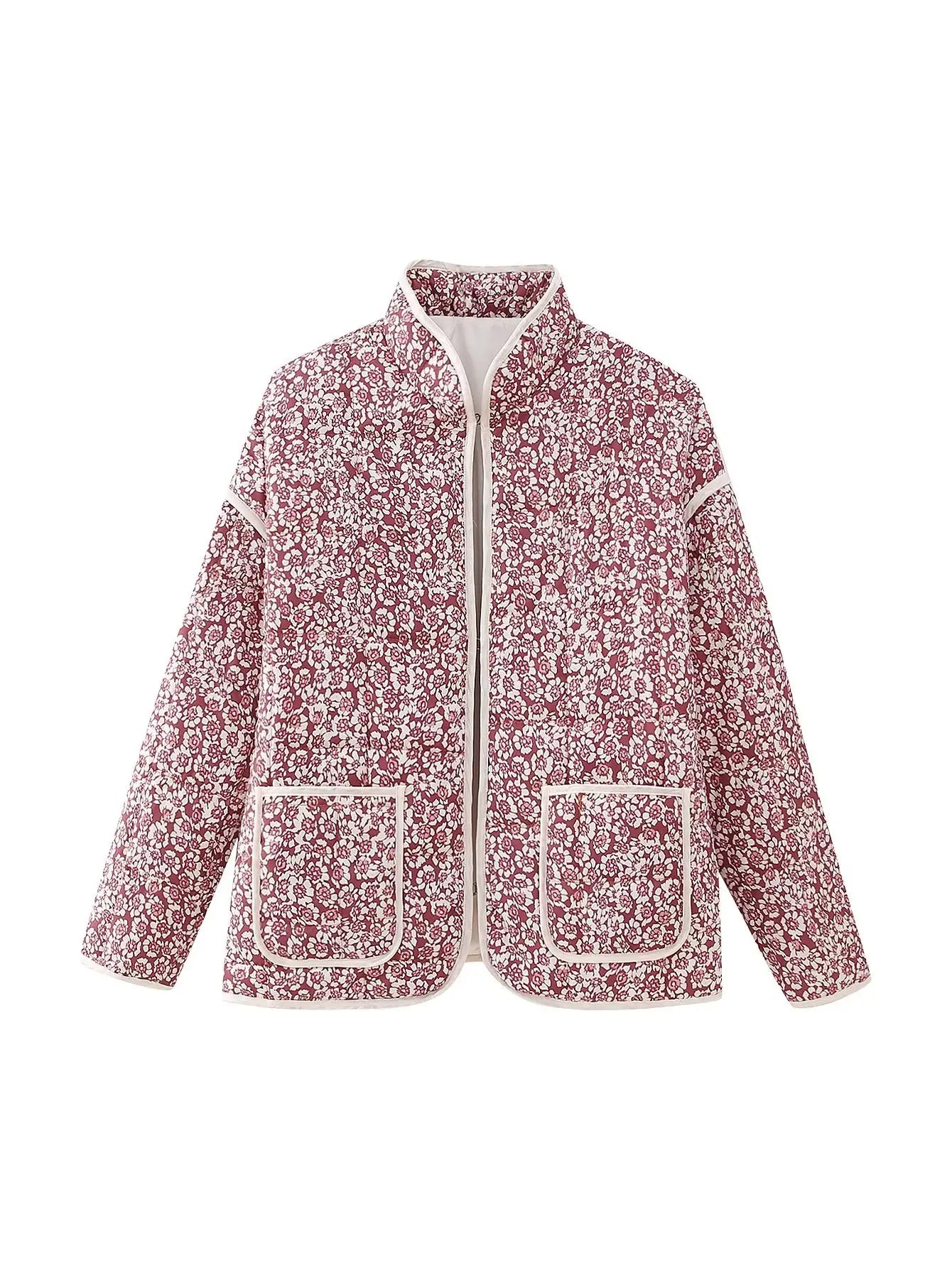 Baumwolljacke Damen Weich Gefüttert