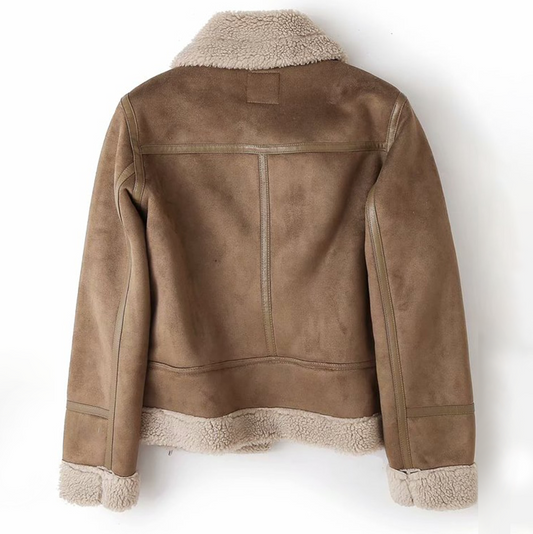 Stylische Damenjacke Kurz Modern Kragen - IdealeKleiden