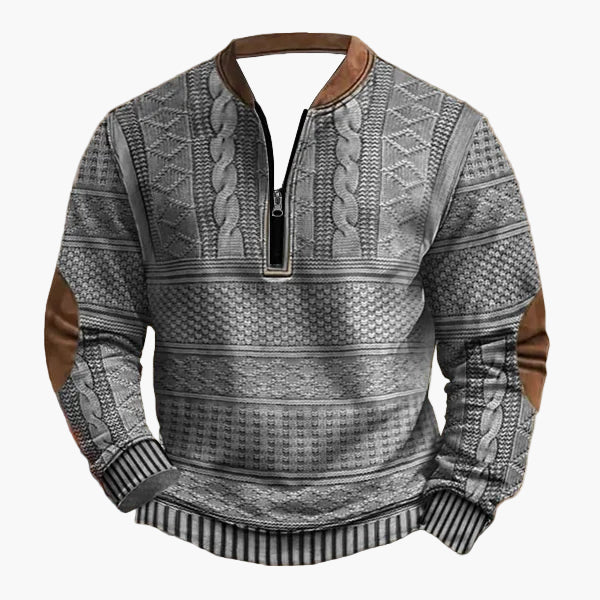 Strickpullover Herbst Winter Zopfmuster