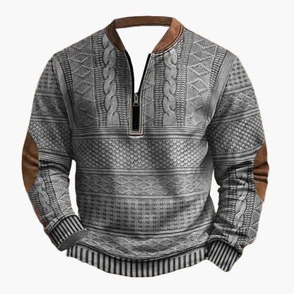 Strickpullover Herbst Winter Zopfmuster