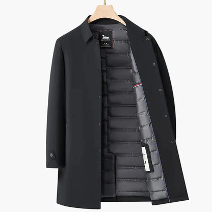 Stilvolle Übergangsjacke Stehkragen - Eleganter City Mantel