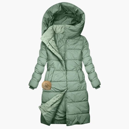 Winter Steppmantel Damen | Langer, Winddichter Parka Mantel