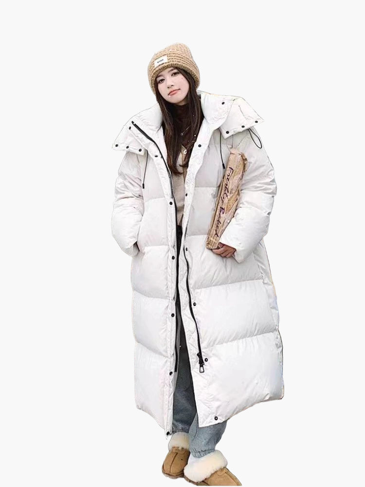Damen Wintermantel Oversized Kapuzenparka Warm