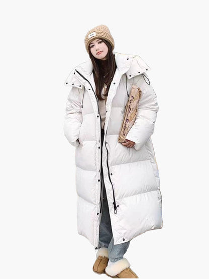 Damen Wintermantel Oversized Kapuzenparka Warm