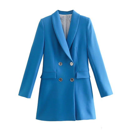 Damen Blazer Langärmlig Elegant