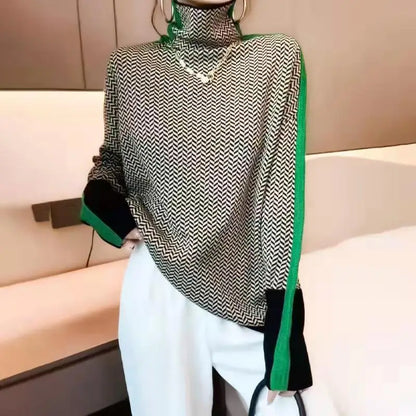 Damen Rollkragenpullover Weich Angenehm