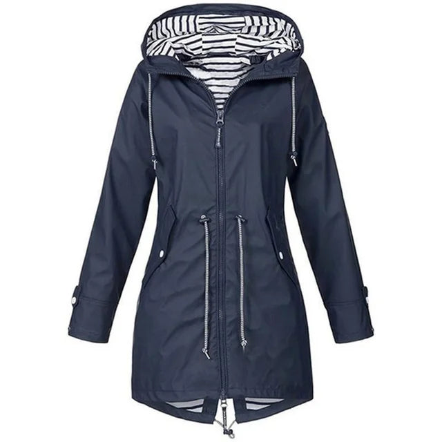 Wasserdichte Regenjacke Damen Outdoor Parka