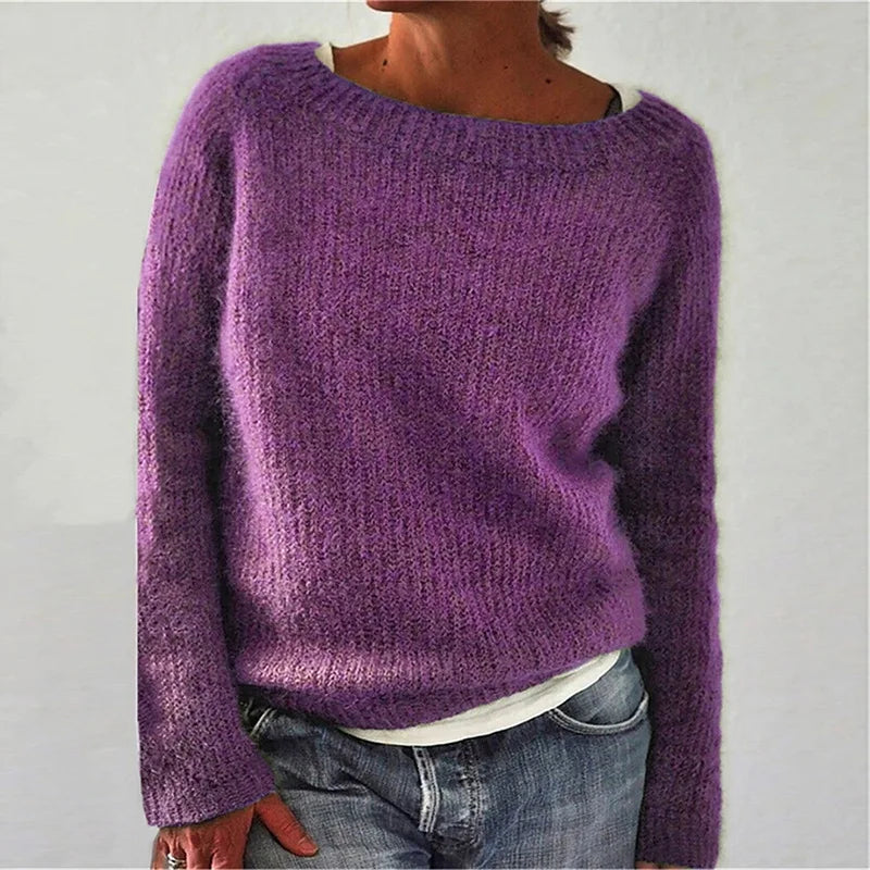 Winterpullover Damen Norweger Strick