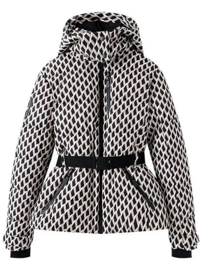 Damen Winter-Parka Jacke Warm Kapuze