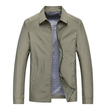 Herren Freizeitjacke Modern Zip-Up Design