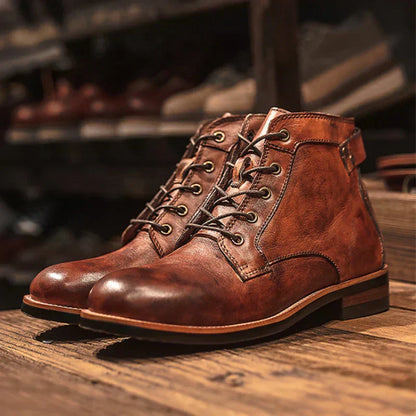 Herrenstiefel Elegant Schnürsenkel Klassik