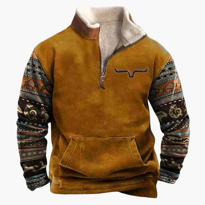 Stilvoller Western Pullover Vintage Look