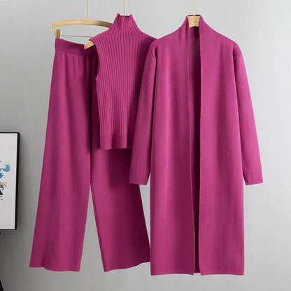 Damen Hosen-Set 3-teilig Bequem und Elegant