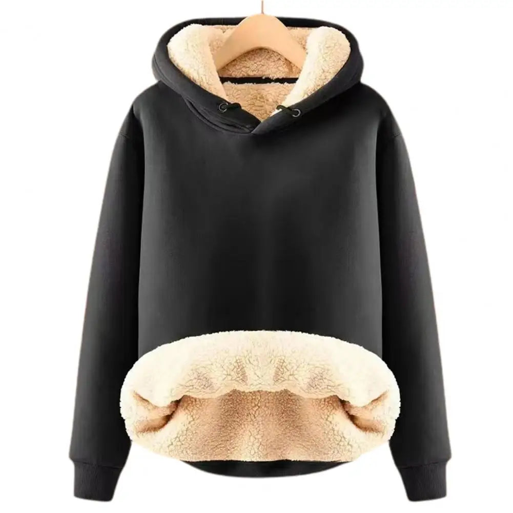Warmes Hoodie Frau Weich Fleece - IdealeKleiden