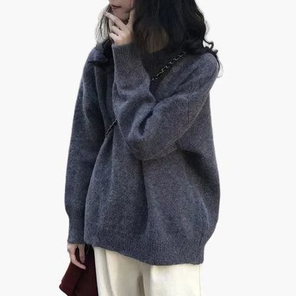 Kuschelige Oversize Strickpullover Herbst Winter Mode