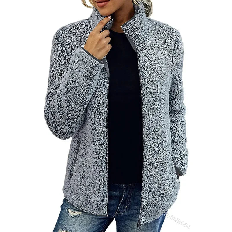 Damen Fleecejacke Warm Winter