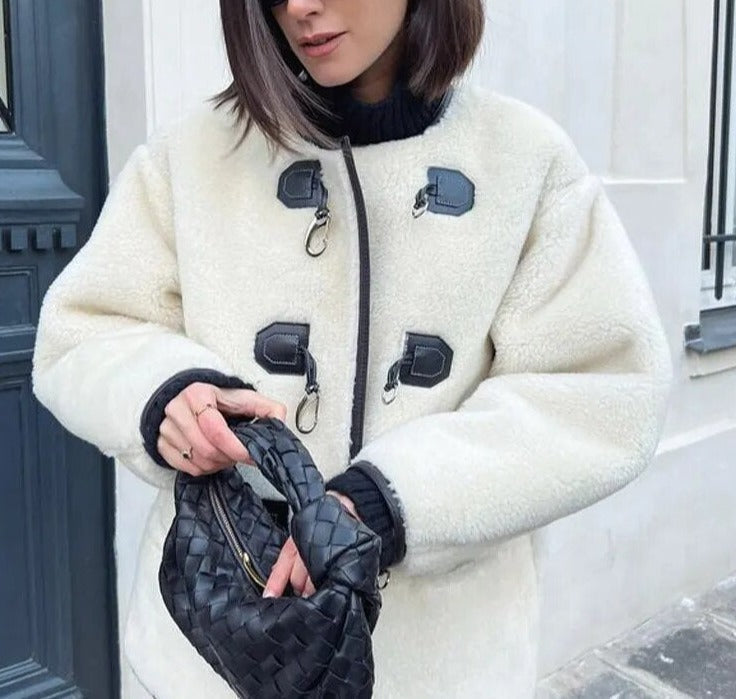 Frauen Pelzjacke Luxus Design
