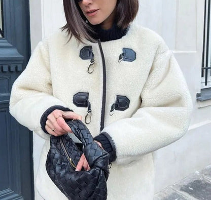 Frauen Pelzjacke Luxus Design