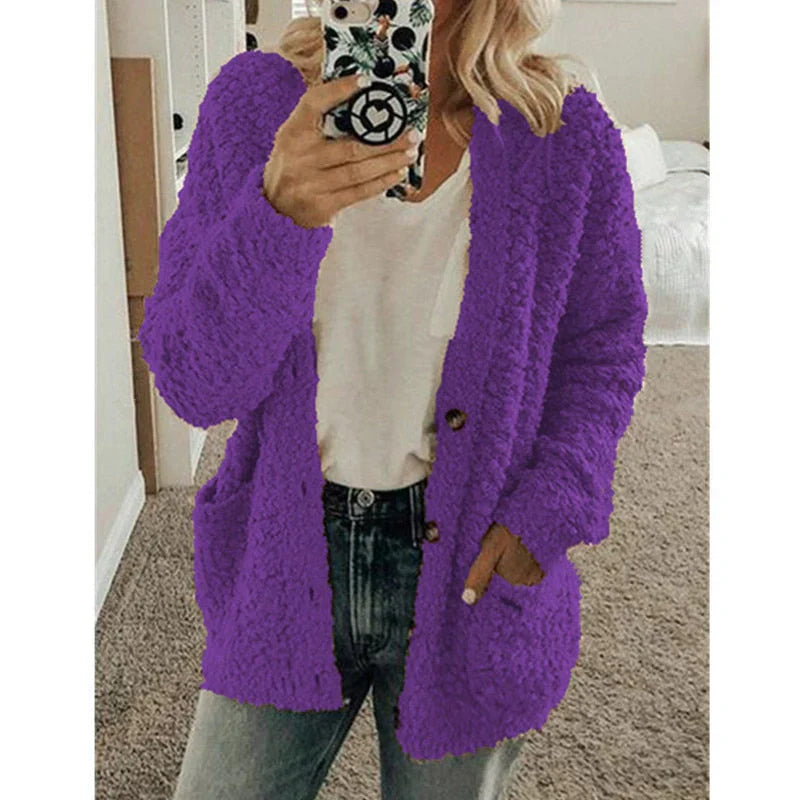 Damenschal Fleece Weste Warm
