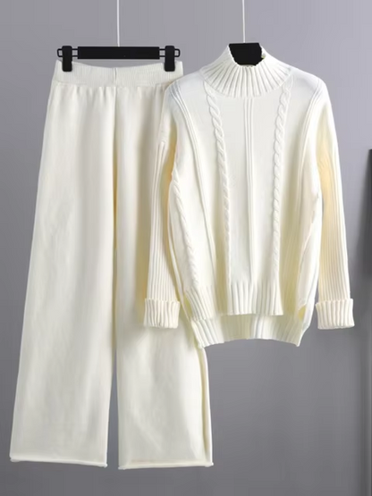 Modisches Strick-Kleid-Set für Damen